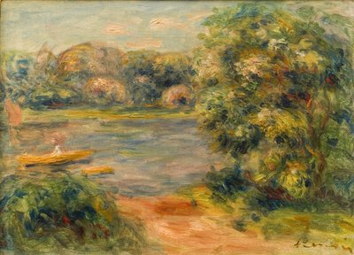 Das Boot auf dem See, 1901 von Pierre Auguste Renoir